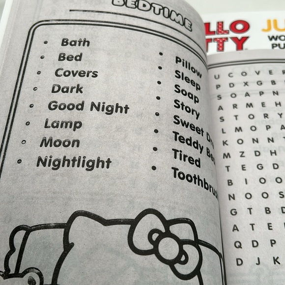 Hello Kitty Jumbo Word Search Puzzle Books 3 Count Bundle New - Picture 4 of 10